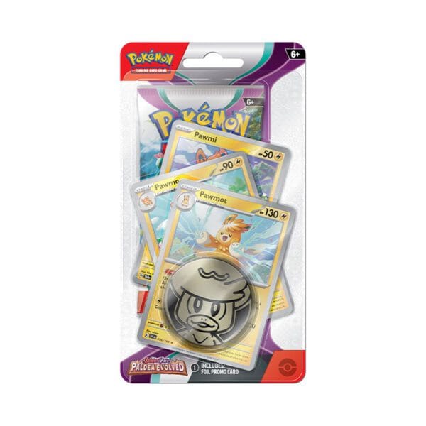 Paldea Evolved Checklane Blister Pawmot