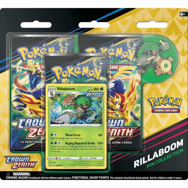 Crown Zenith Pin Collection Rillaboom