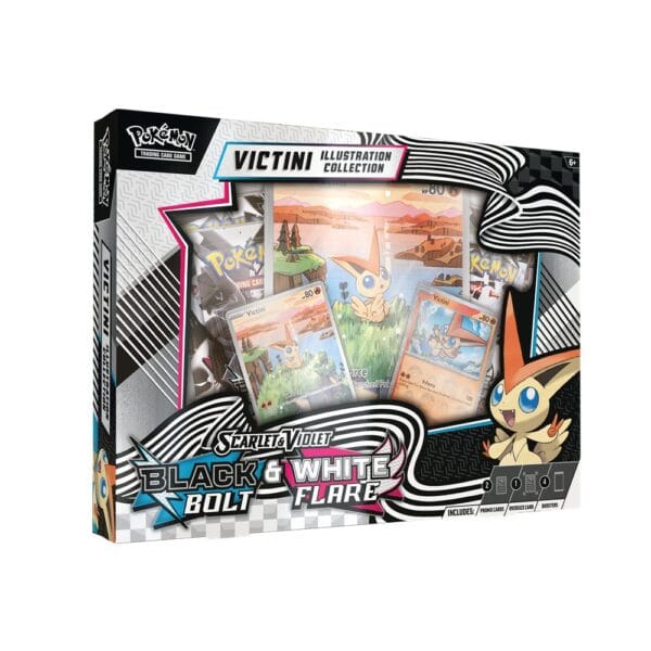 Black Bolt & White Flare Victini Illustration Collection Box