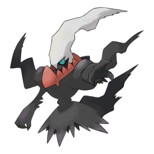 Mega Darkrai ex kaart uit de Pitch Black Pokémon TCG set ME05, release juli 2026