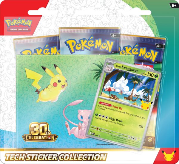 30th Celebration Tech Sticker Collection Exeggutor