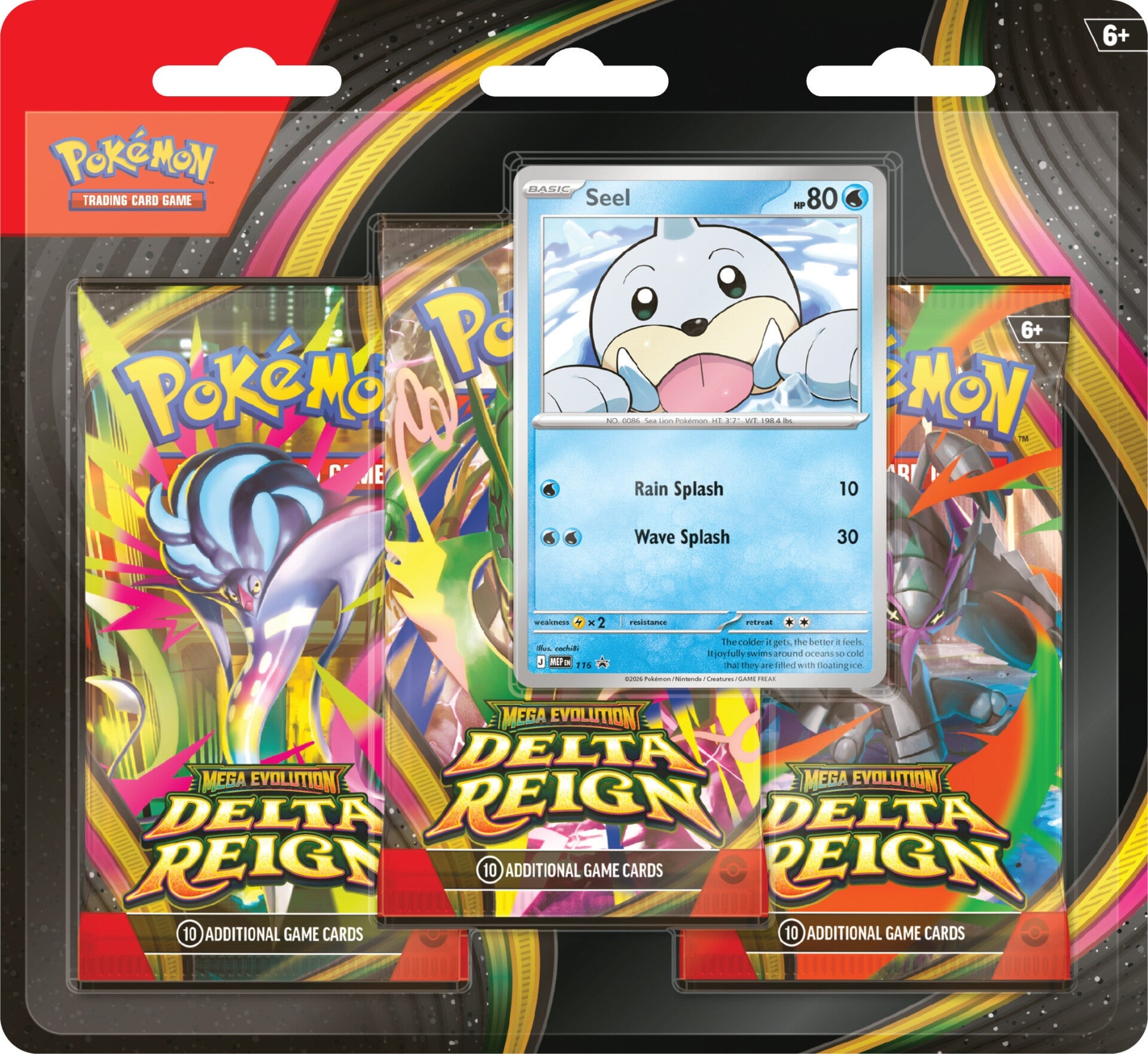 Delta Reign 3 Pack Blister Seel