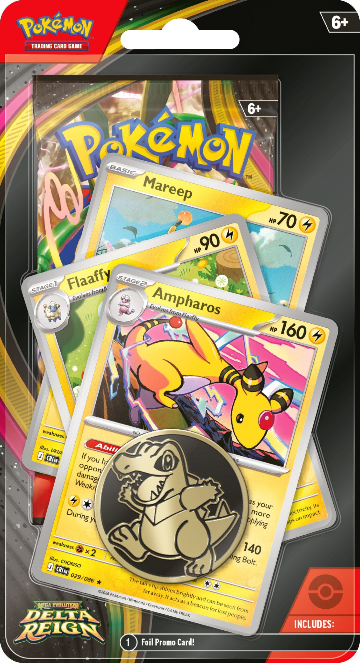 Delta Reign Premium Checklane Blister Ampharos